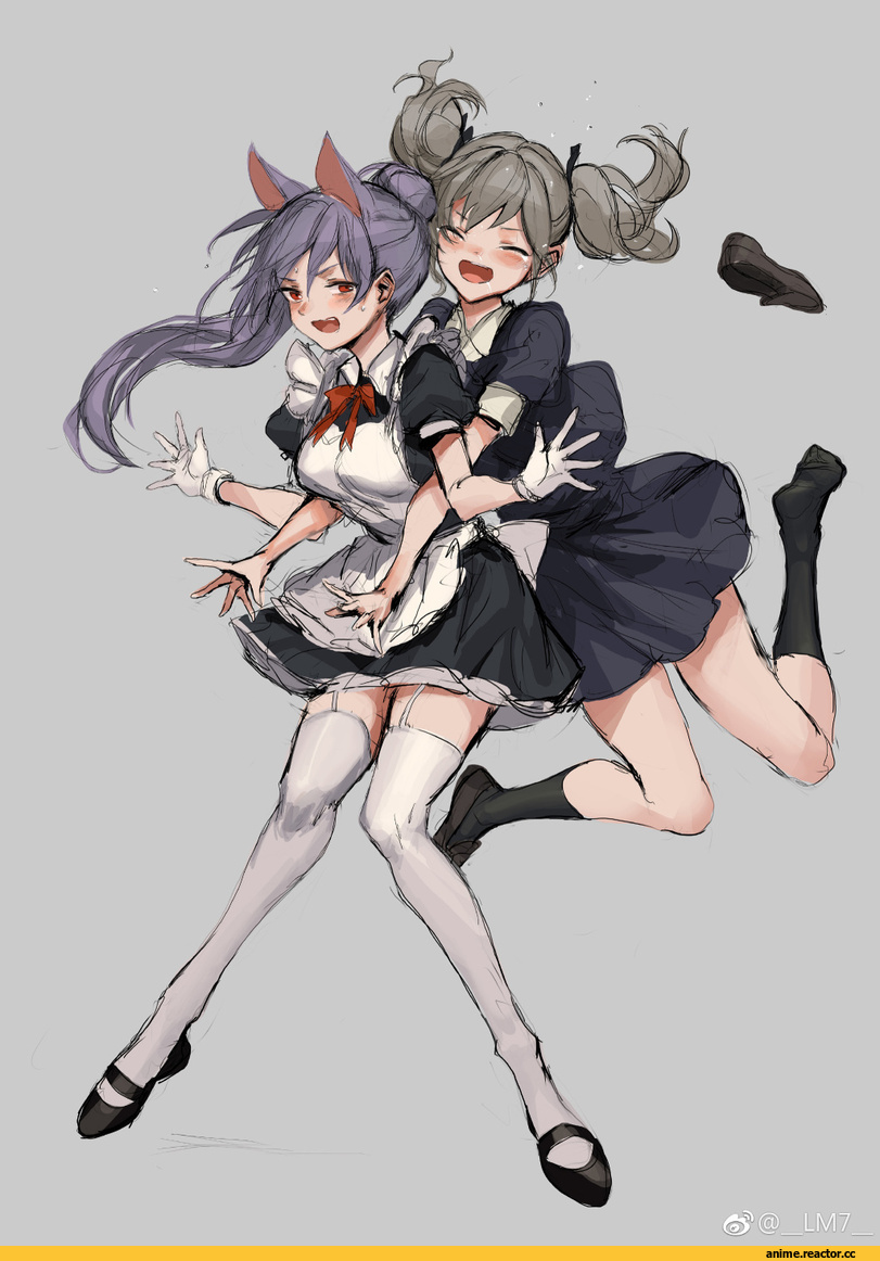 lm7, Anime Art, AO, Animal Ears, Maid, Anime