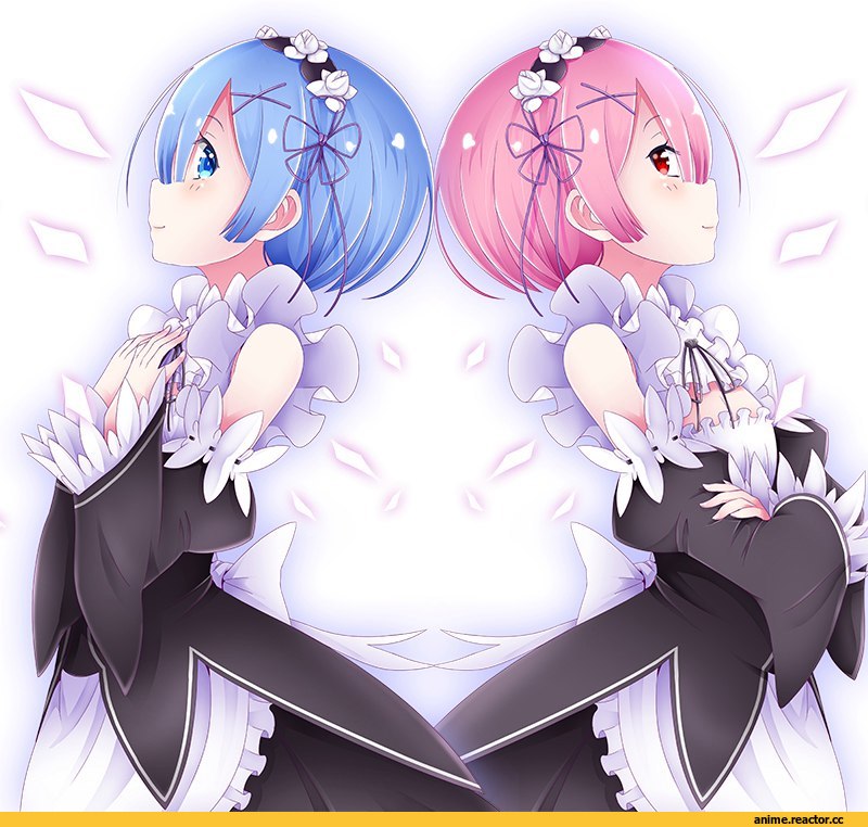 Re Zero Kara Hajimeru Isekai Seikatsu, Rem (re zero), Ram (Re Zero), Anime