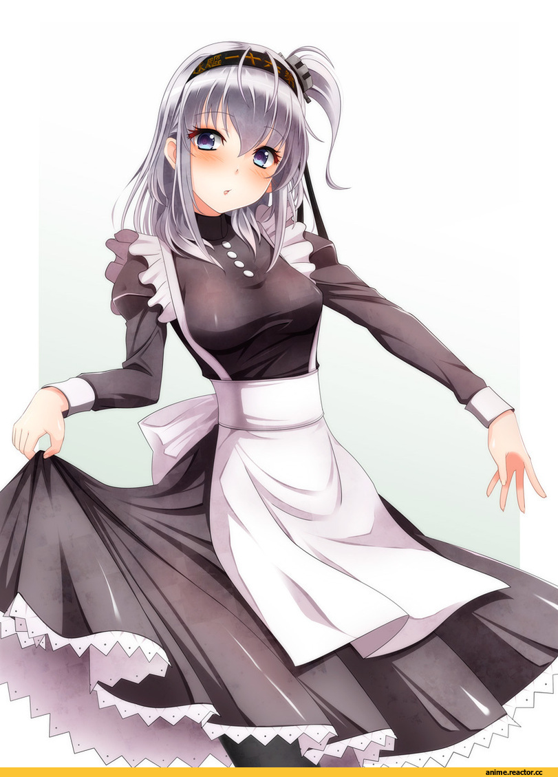 kiko (okuwae), Suzutsuki (Kantai Collection), Kantai Collection, Maid, Anime