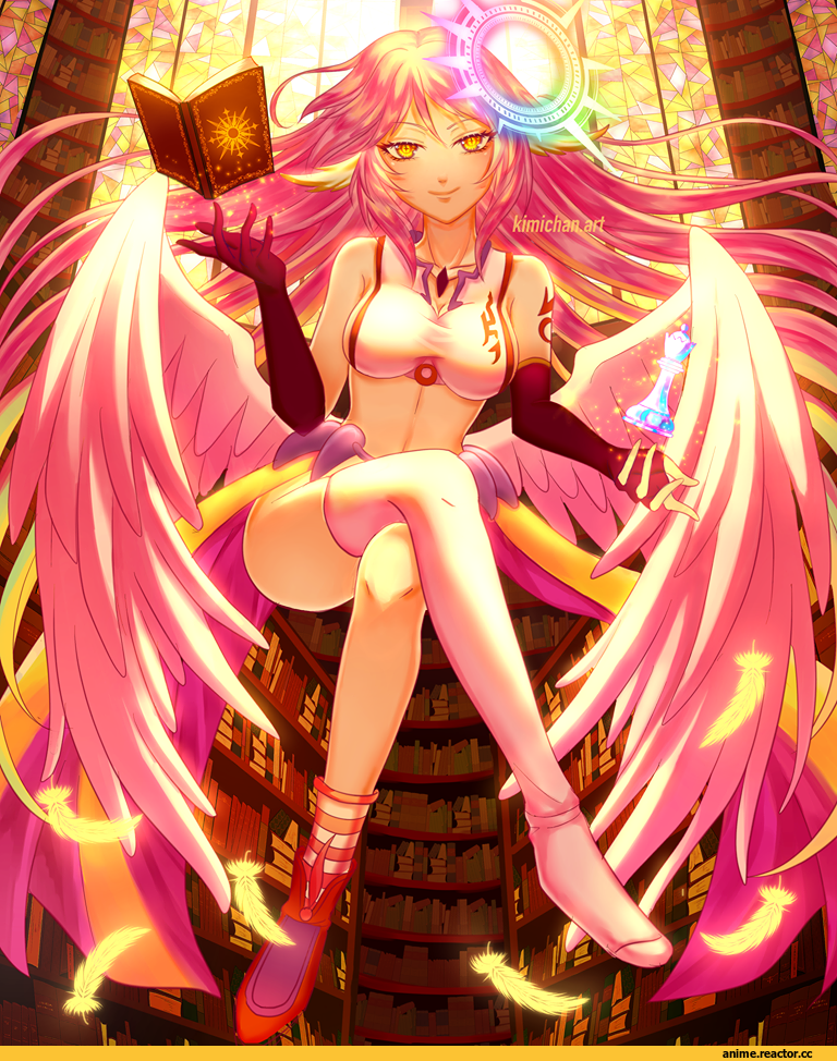 Anime Art, artist, Jibril, No Game No Life, kimichan, Anime