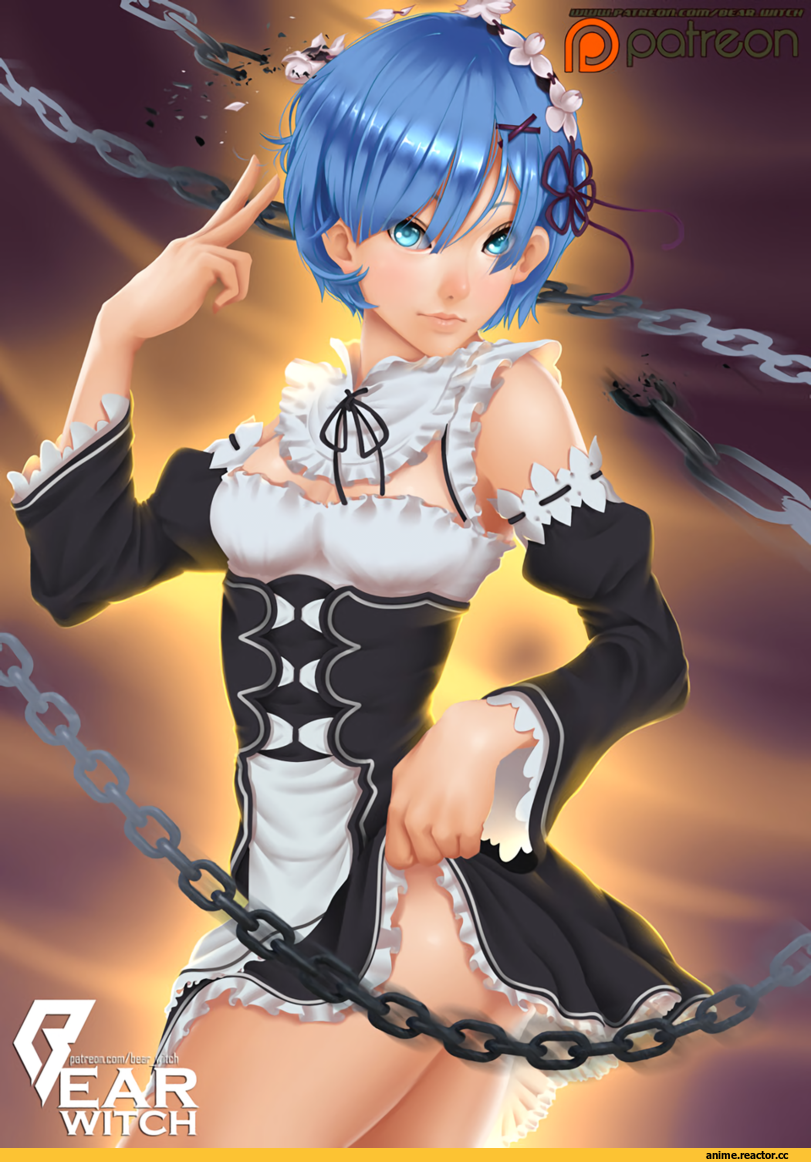 Re Zero Kara Hajimeru Isekai Seikatsu, Rem (re zero), Witchzz BearWitch, Anime