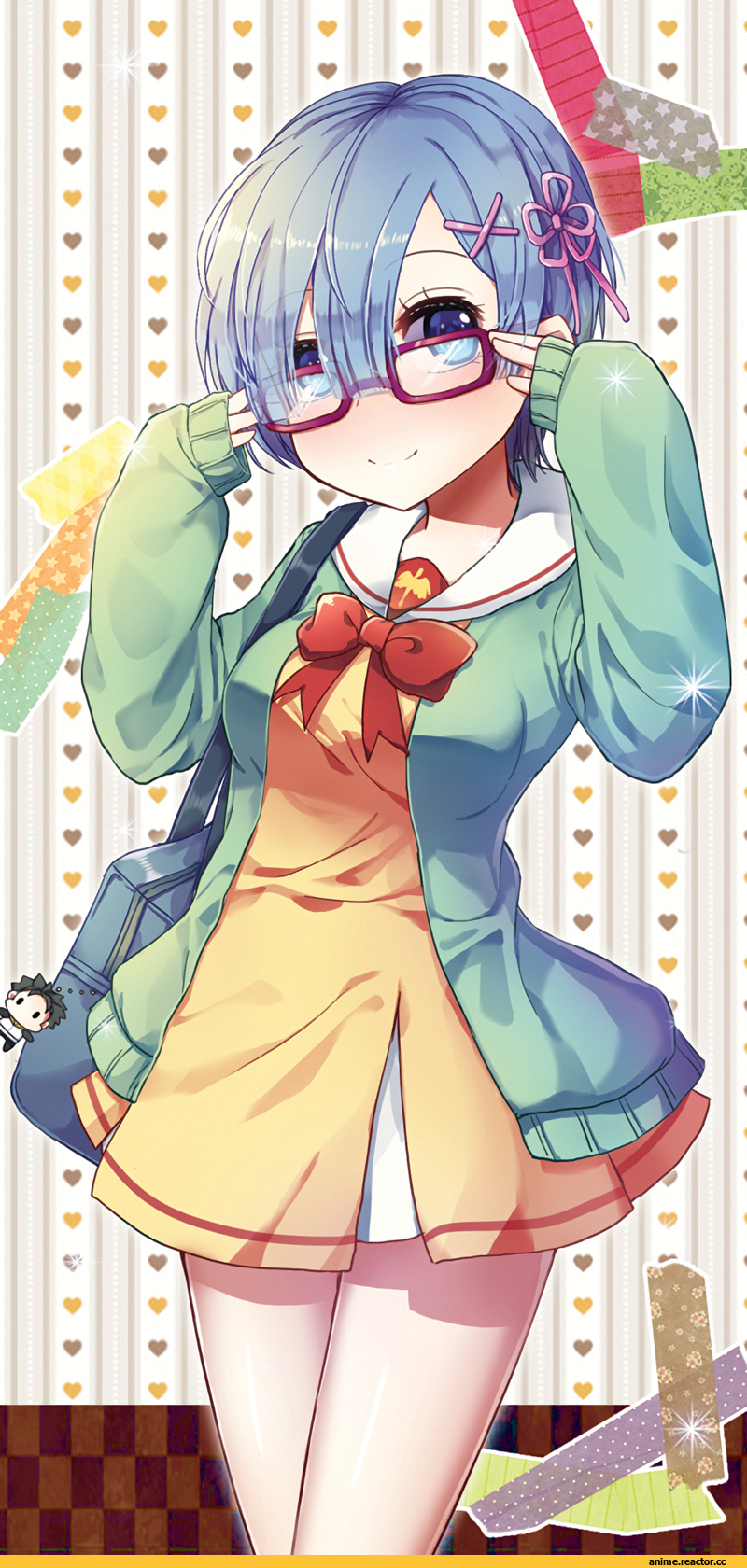 Re Zero Kara Hajimeru Isekai Seikatsu, Rem (re zero), Megane, tora (tora factory), Anime