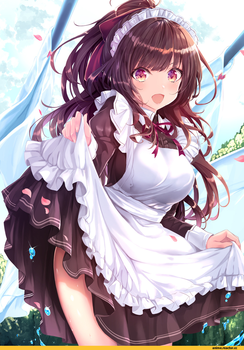 Anime Art, Haruka Natsuki, Maid, Anime