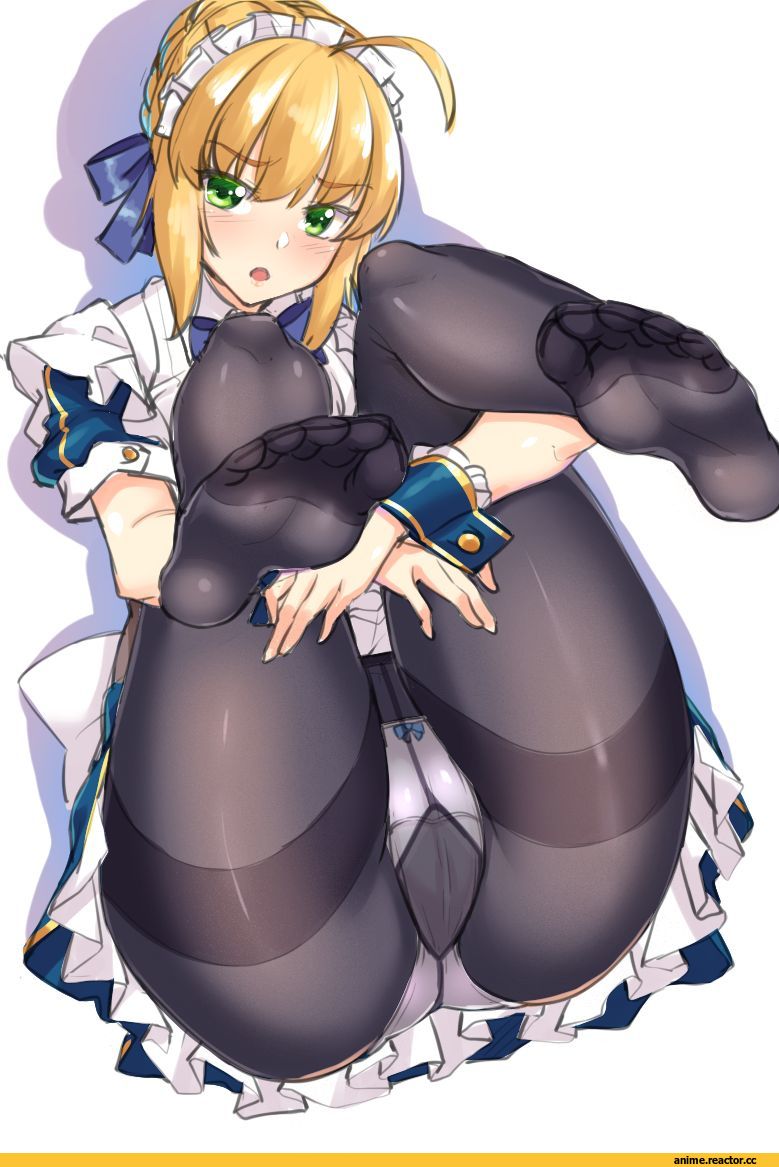 Merufena, artist, Saber (Fate), Fate (series), Anime Ero Pantsu, Anime Ero, Anime Feet, Maid, Fate/Stay Night, Anime