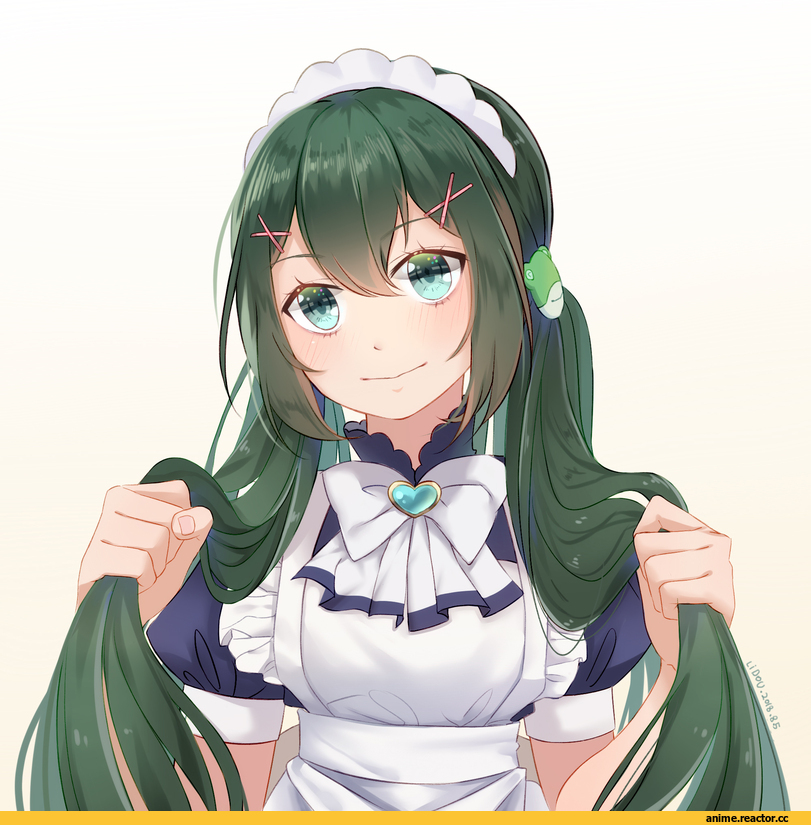 Boku no Hero Academia, Asui Tsuyu, li dou, Maid, Anime
