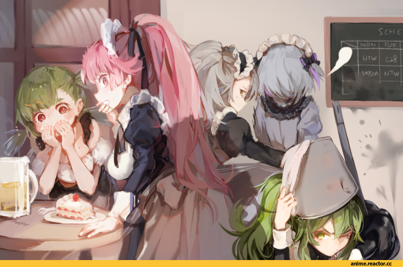 shuzi, g28 (Girls Frontline), M950A (Girls Frontline), Girls Frontline, NTW-20 (Girls Frontline), gepard m1 (girls frontline), Thompson/Center Contender (Girls Frontline), Maid, Anime