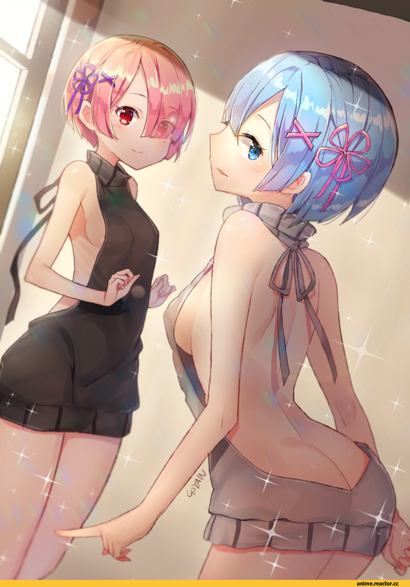 Ram (Re Zero), Re Zero Kara Hajimeru Isekai Seikatsu, Rem (re zero), Virgin Killer Sweater, jewriel, Anime