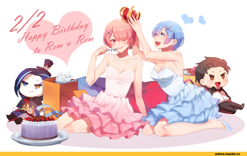 Re Zero Kara Hajimeru Isekai Seikatsu, Ram (Re Zero), Rem (re zero), rin2010, Anime