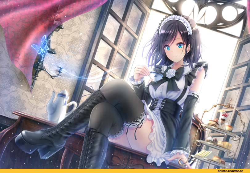 denpa (denpae29), Anime Art, AO, Maid, Anime