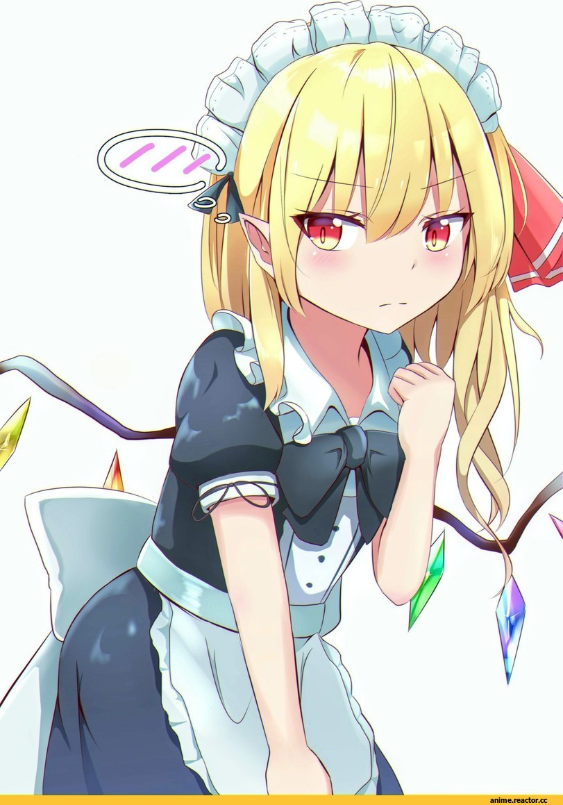 Flandre Scarlet, Touhou Project, iyo (ya na kanji), Maid, Anime