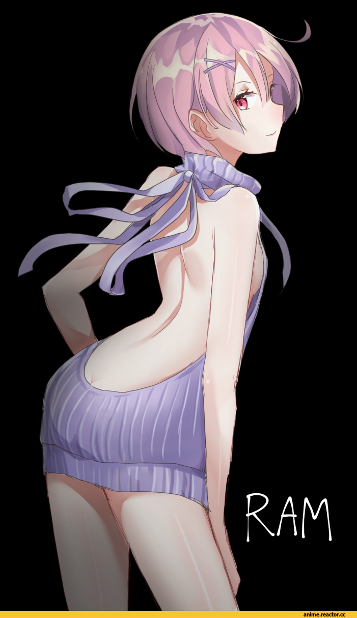 Re Zero Kara Hajimeru Isekai Seikatsu, Ram (Re Zero), Rem (re zero), Virgin Killer Sweater, yuzouni, под катом еще одна, Anime