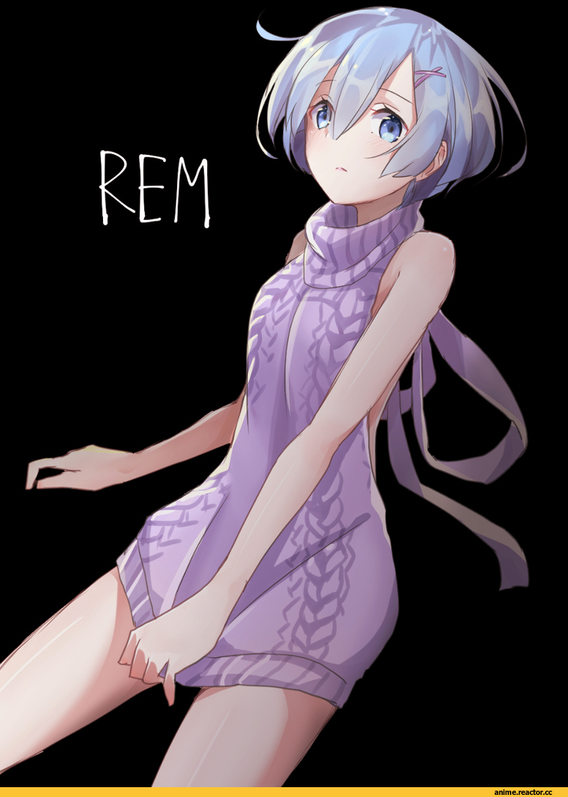 Re Zero Kara Hajimeru Isekai Seikatsu, Ram (Re Zero), Rem (re zero), Virgin Killer Sweater, yuzouni, под катом еще одна, Anime