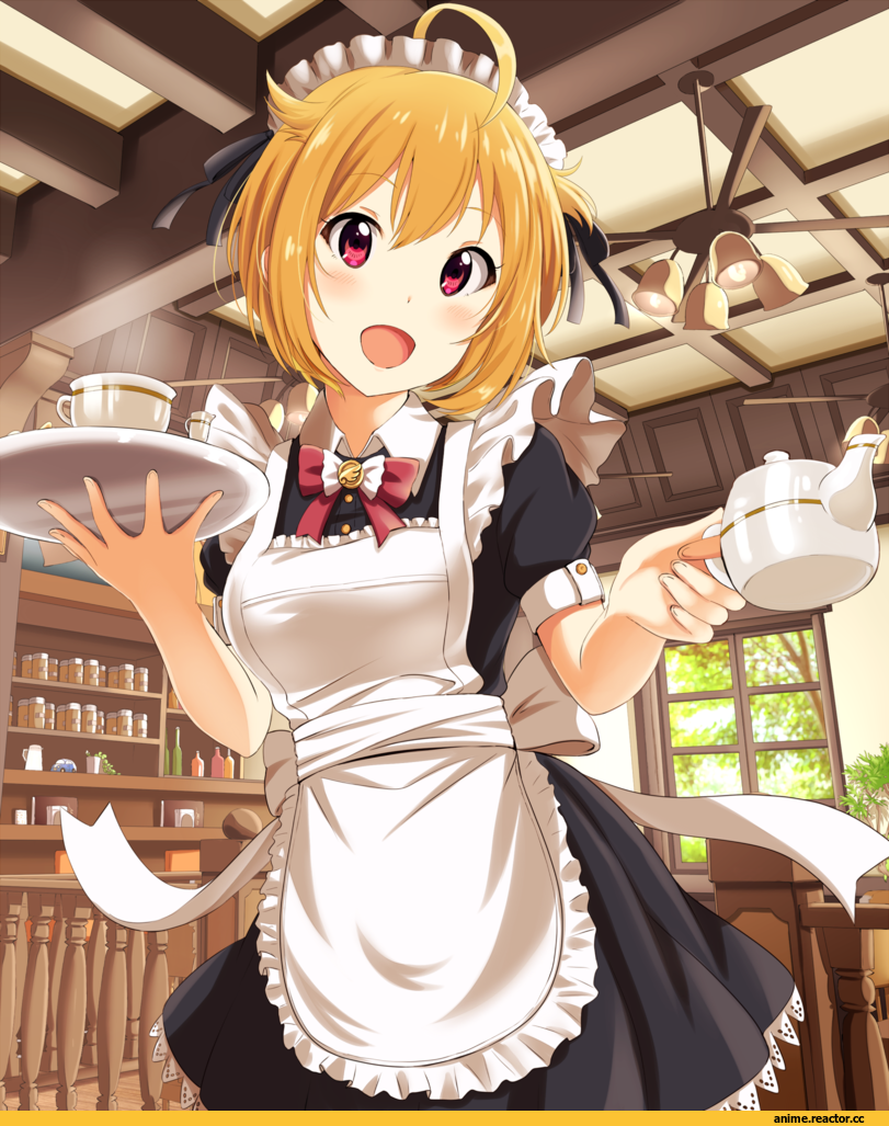 shiokazunoko, ibuki tsubasa, idolm@ster, Maid, Anime