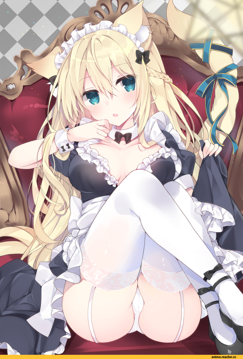 satsuki mayuri, AO, Anime Art, nekomimi, Animal Ears, Anime Ero Pantsu, Anime Ero, Maid, Anime Ero Ass, Anime