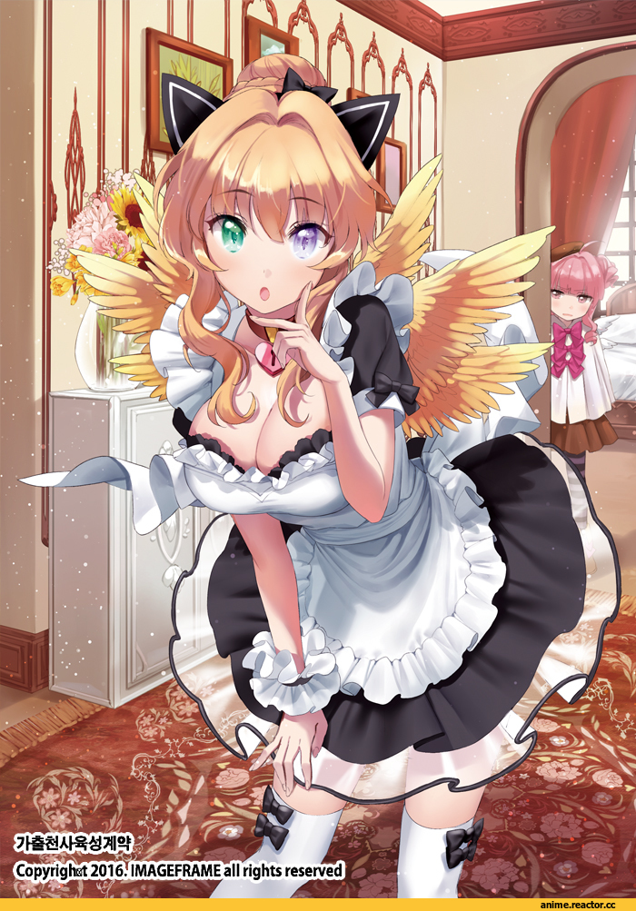 M950A (Girls Frontline), Girls Frontline, Maid, hei chuan gui, Anime