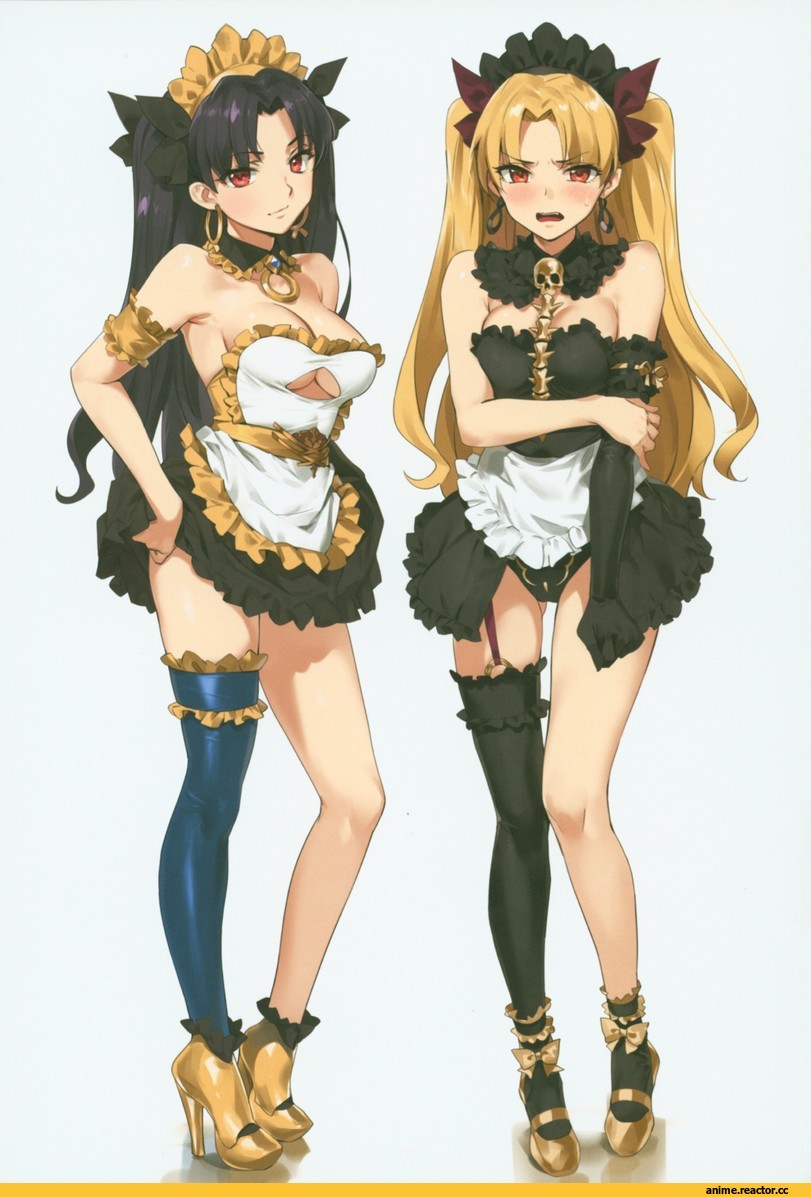 Ereshkigal (fate/grand order), Fate/Grand Order, Fate (series), Ishtar (Fate/Grand Order), yang-do, artist, Maid, Anime