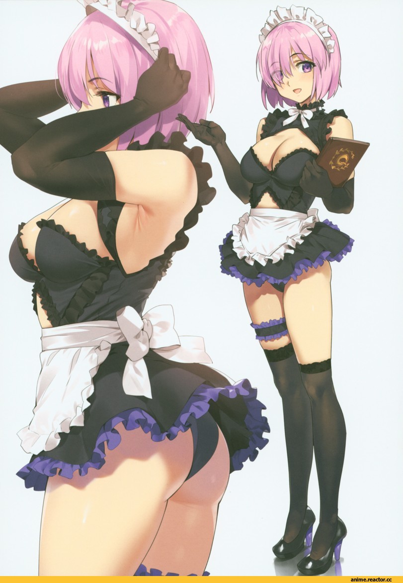 yang-do, artist, Shielder (Fate/grand order), Fate/Grand Order, Fate (series), Maid, Anime Ero Ass, Anime Ero, Anime Ero Pantsu, Anime