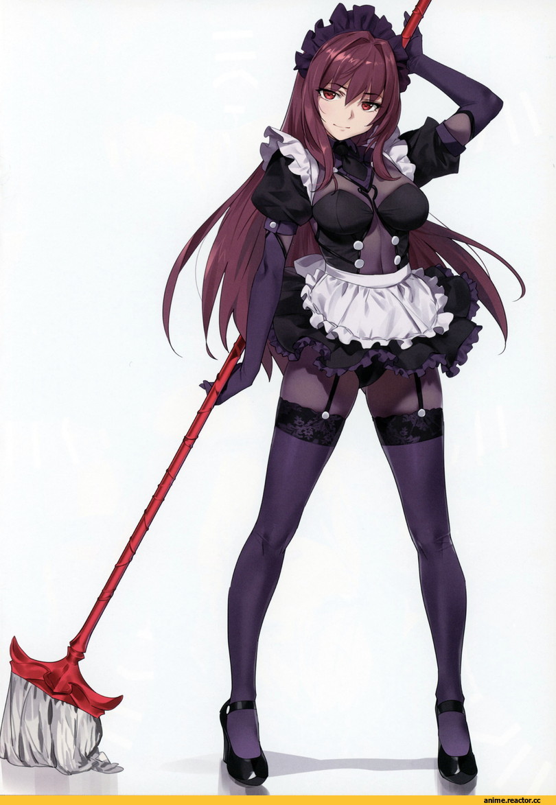 Scathach (Fate/grand order), Fate/Grand Order, Fate (series), Anime Ero Pantsu, Anime Ero, yang-do, artist, Maid, Anime
