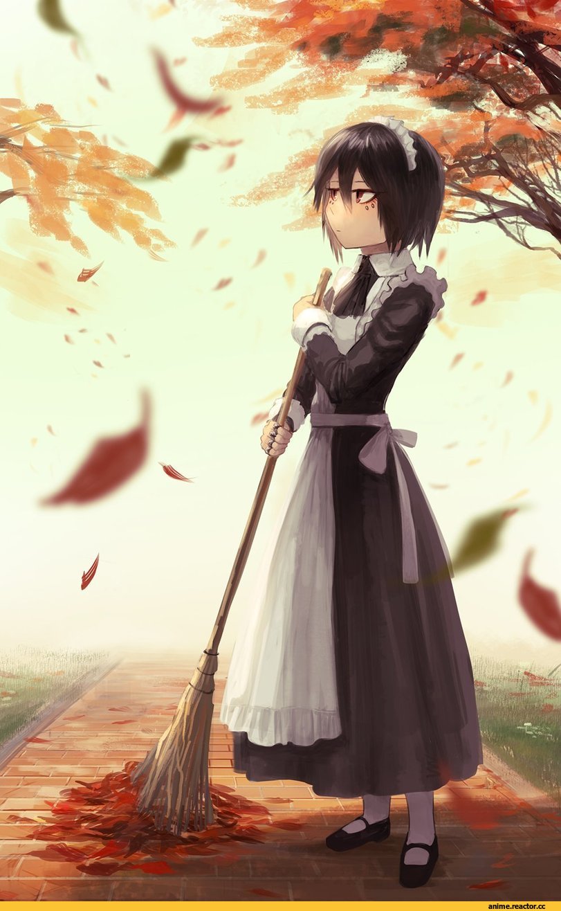 Anime Art, Gino, Maid, Anime