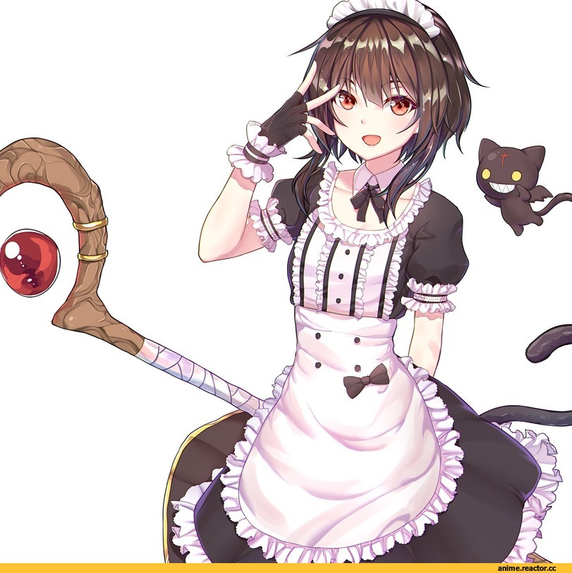 Megumin, KonoSuba, Maid, Kaiend, chomusuke, Anime