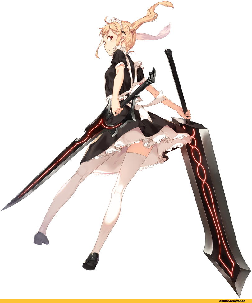AO, Anime Art, Kimura (Ykimu), Maid, Опасные Няшки, Anime Няши, Anime