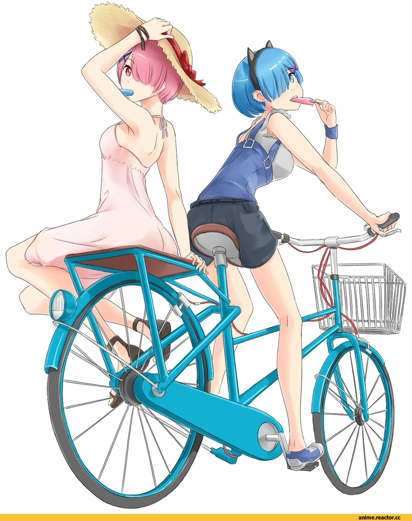Re Zero Kara Hajimeru Isekai Seikatsu, Rem (re zero), Ram (Re Zero), saruno (eyesonly712), Anime