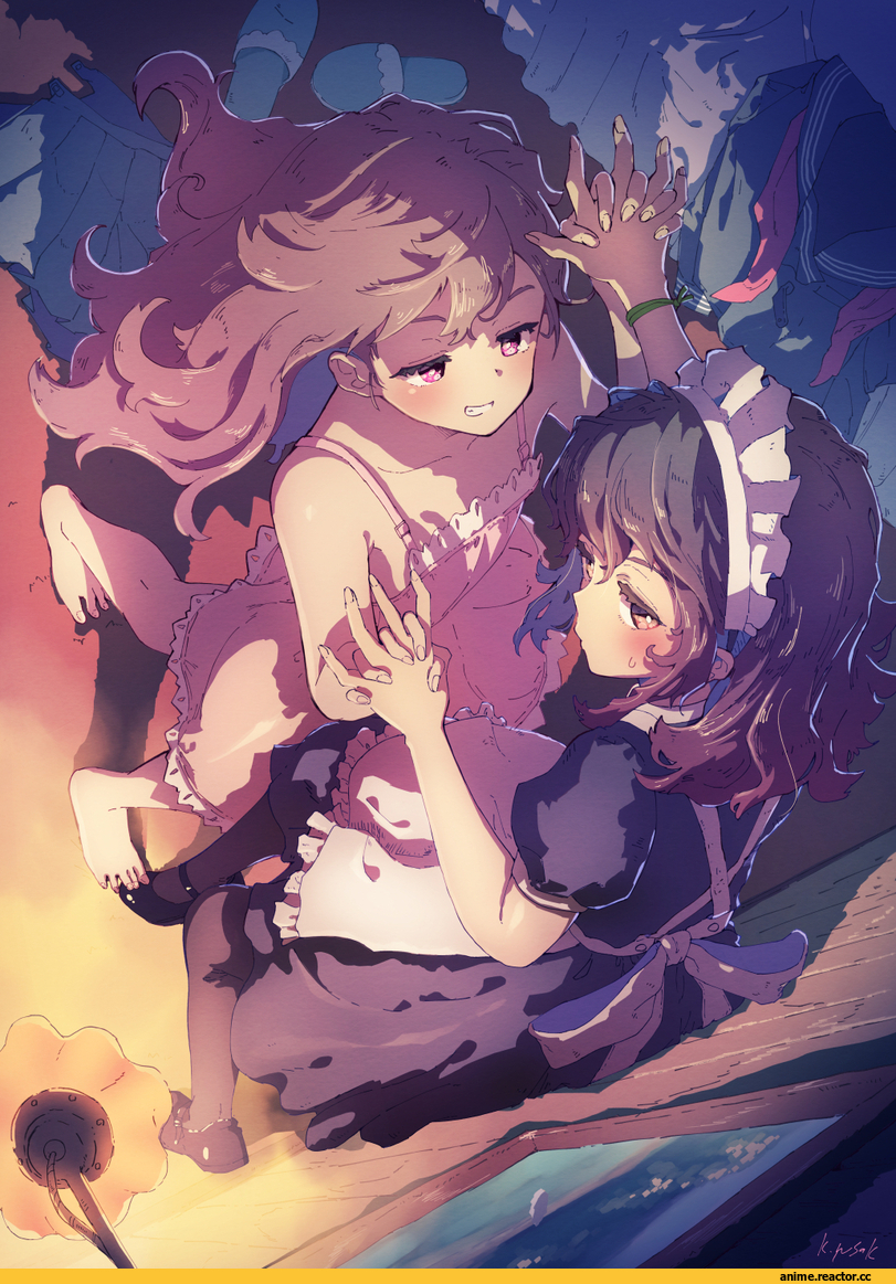 AO, Anime Art, Maid, kagawa yuusaku, Anime