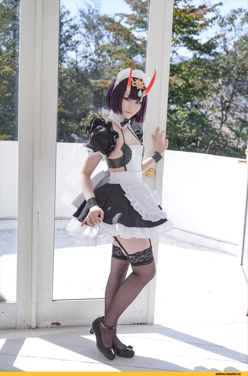 Maid, Oshino Shinobu, Monogatari (Series), gau (n00 shi), Anime