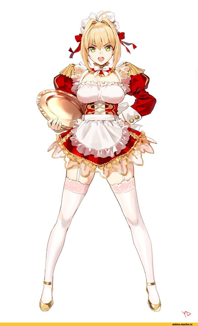 nero claudius, Fate/Extra, Fate (series), yang-do, artist, Maid, Anime