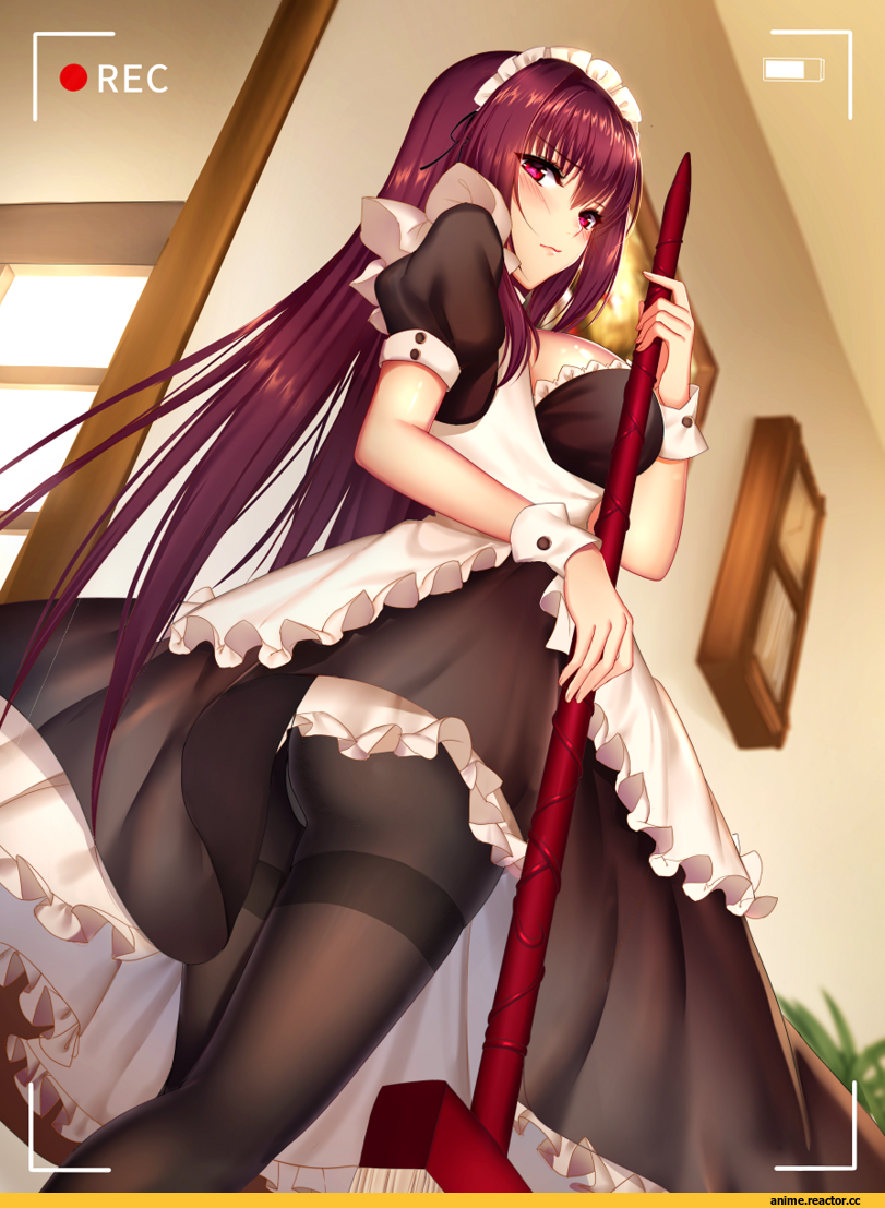 Mallizmora, Scathach (Fate/grand order), Fate/Grand Order, Fate (series), Anime Ero Pantsu, Anime Ero, Maid, Anime Ero Ass, Anime