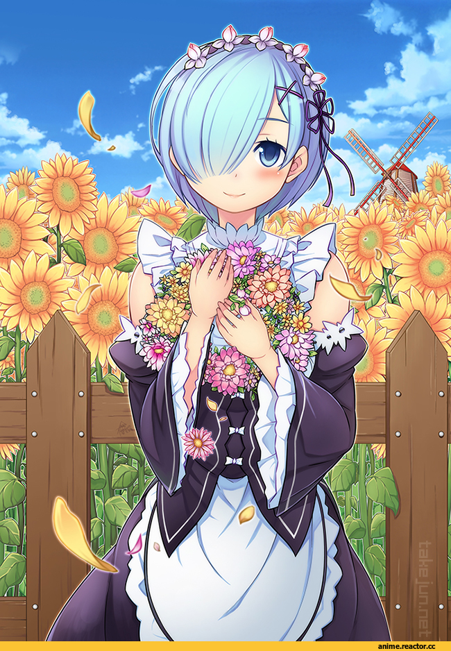 Re Zero Kara Hajimeru Isekai Seikatsu, Rem (re zero), takejun, Anime