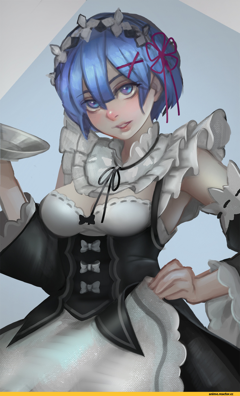 Rem (re zero), Re Zero Kara Hajimeru Isekai Seikatsu, Anime Art, Zorafi, Anime