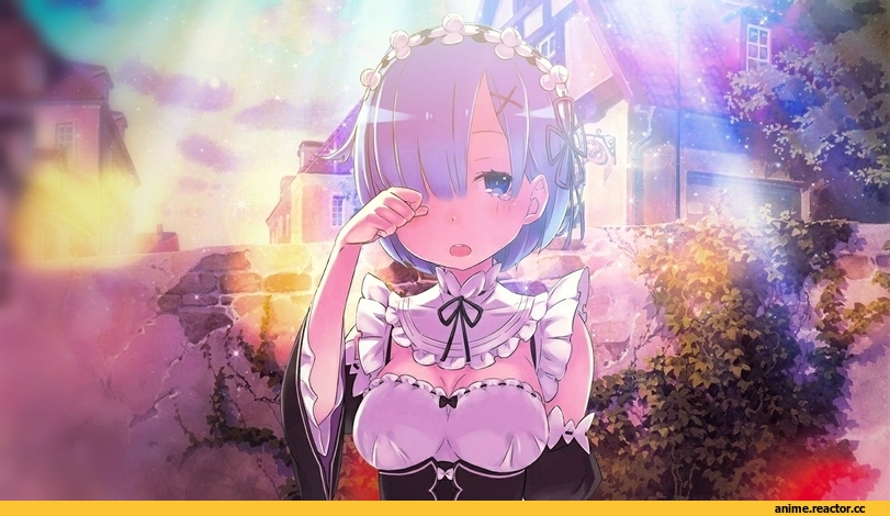 Re Zero Kara Hajimeru Isekai Seikatsu, Rem (re zero), masa24676427, в комментариях еще одна, Anime