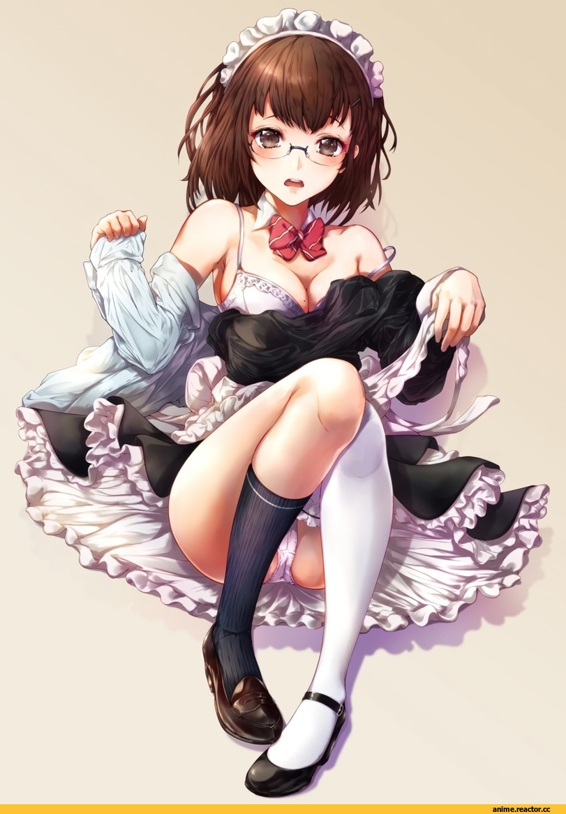 mayonaka taruho, Anime Ero Pantsu, Anime Ero, Maid, Megane, Anime