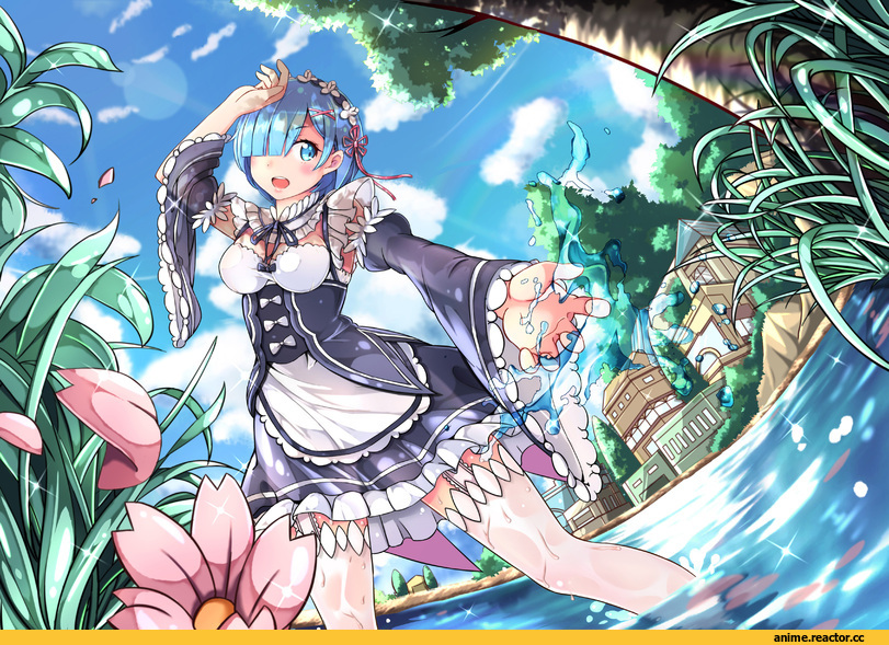 Re Zero Kara Hajimeru Isekai Seikatsu, Rem (re zero), akria, Anime