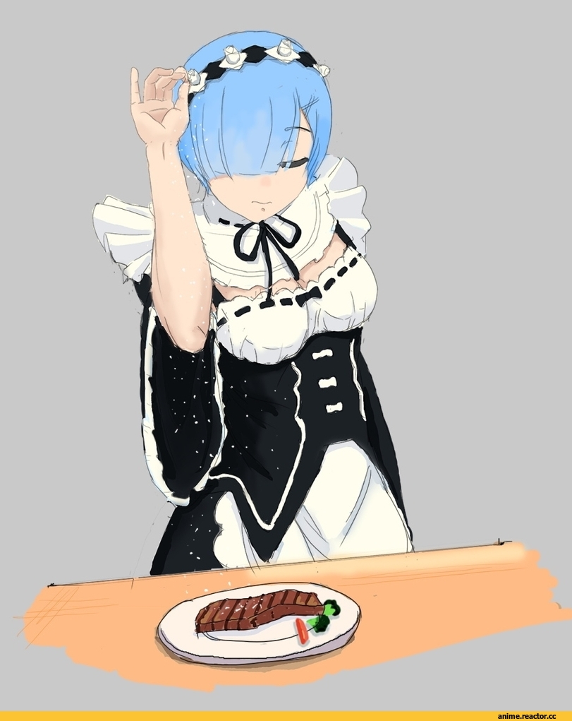 Re Zero Kara Hajimeru Isekai Seikatsu, Rem (re zero), Salt Bae, Anime