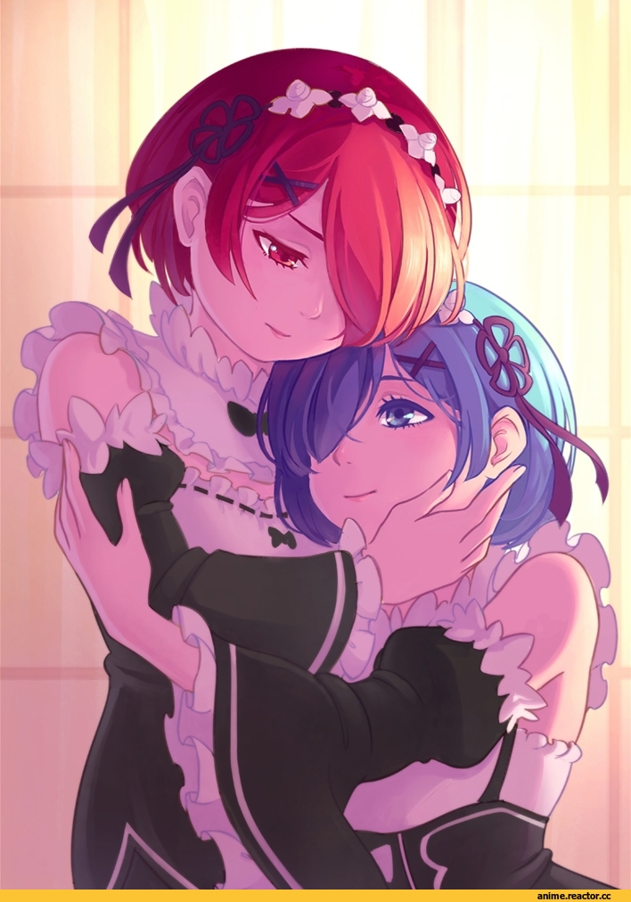 Re Zero Kara Hajimeru Isekai Seikatsu, Rem (re zero), Ram (Re Zero), 1elda1, Anime