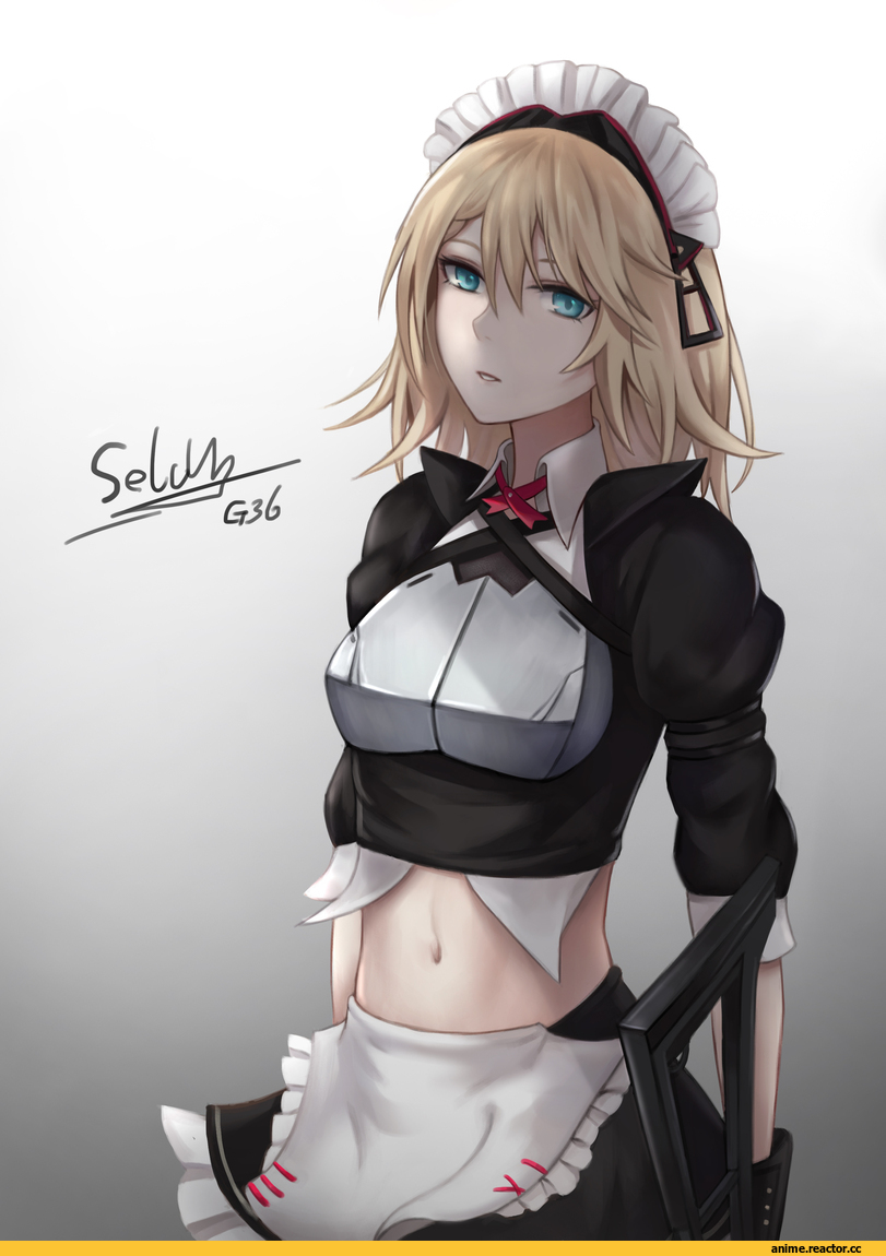 Girls Frontline, G36 (Girls Frontline), selcky, Maid, Anime