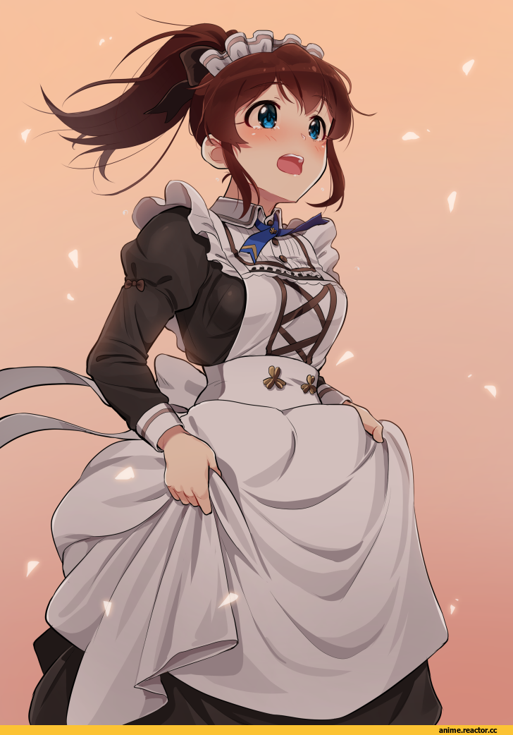 satake minako, Idolmaster, kamille (vcx68), Anime Art, Maid, Anime