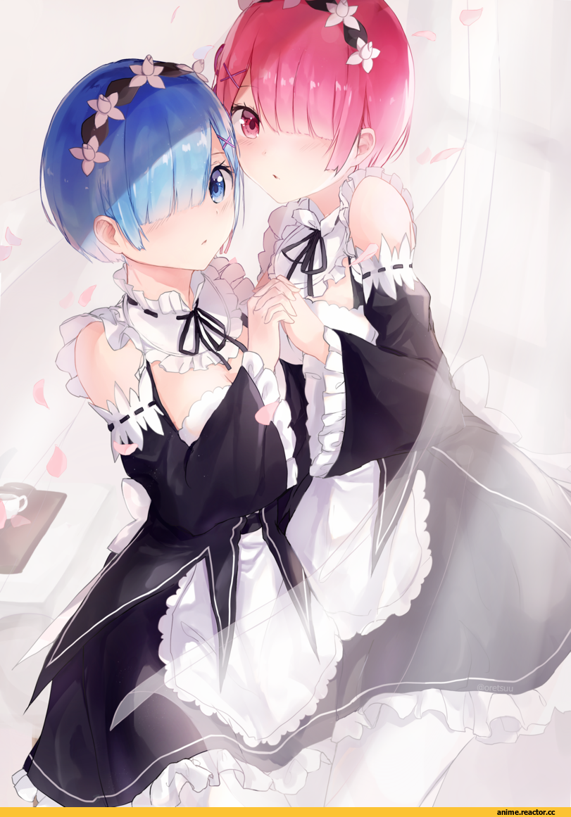 oretsuu, Ram (Re Zero), Re Zero Kara Hajimeru Isekai Seikatsu, Rem (re zero), Anime