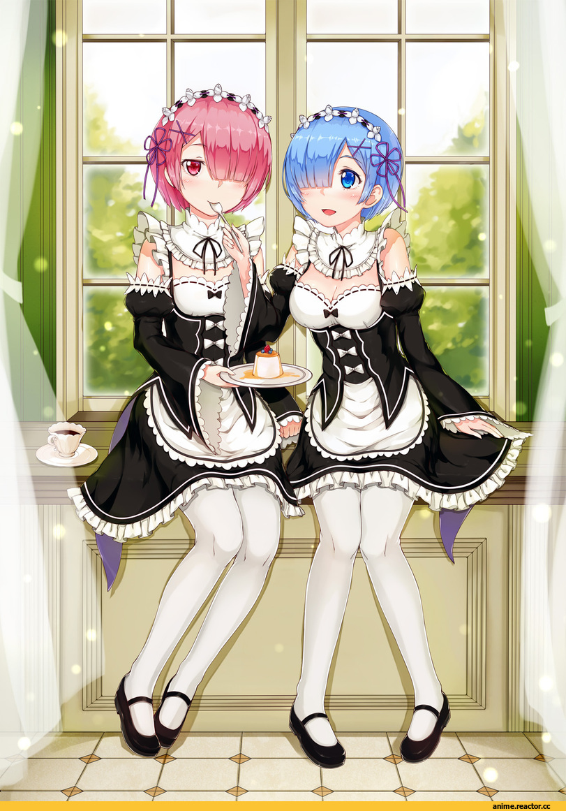 Re Zero Kara Hajimeru Isekai Seikatsu, Rem (re zero), Ram (Re Zero), Anime