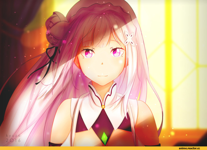 Re Zero Kara Hajimeru Isekai Seikatsu, Emilia (re zero), kazunari kyozo, Anime