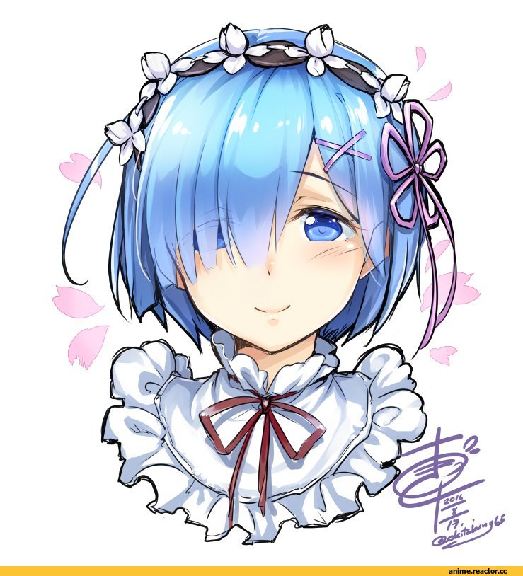 Rem (re zero), Re Zero Kara Hajimeru Isekai Seikatsu, Okitakung, Anime Art, Anime