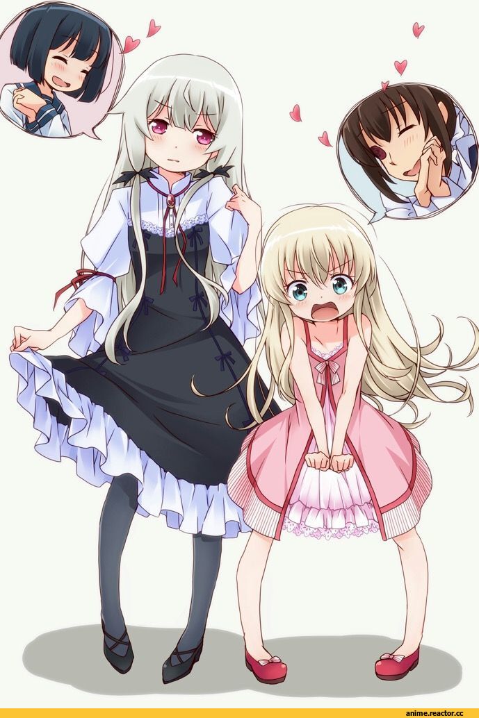 Uchi no maid ga uzasugiru!, Tonari no kyuuketsuki-san, usume shirou, takanashi misha, crossover, Maid, Anime