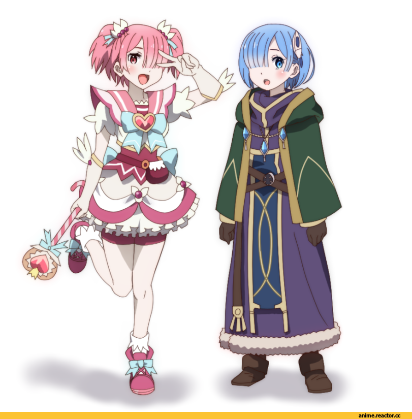 Ram (Re Zero), Re Zero Kara Hajimeru Isekai Seikatsu, Rem (re zero), Meteora Osterreich, kirameki mamika, Re Creators, crossover, Anime