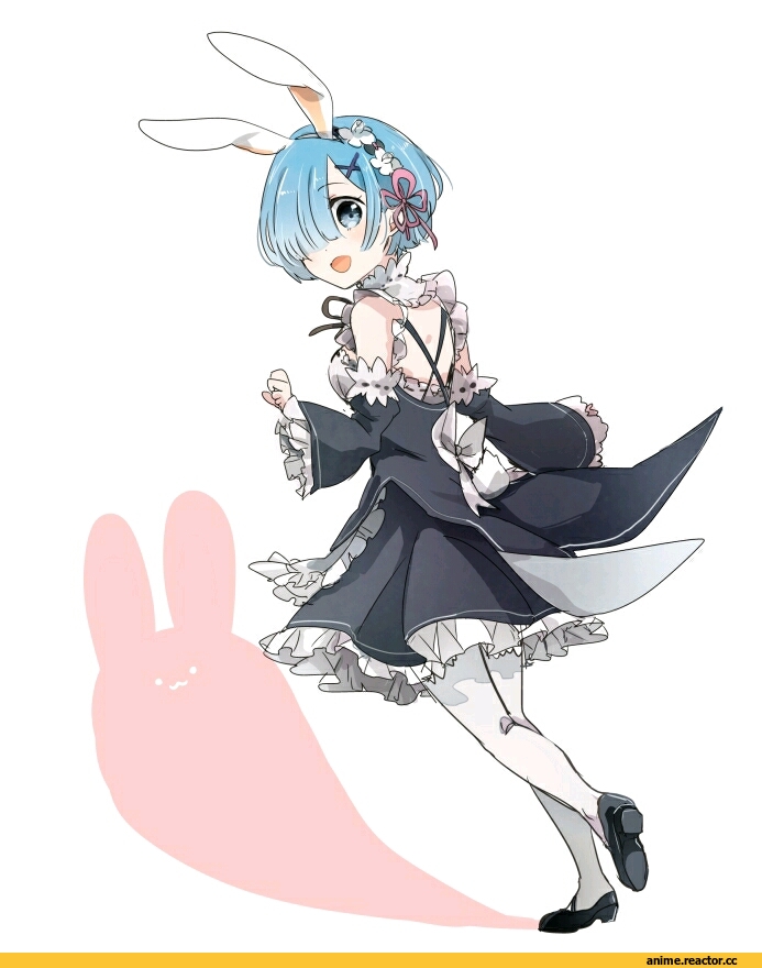 Rem (re zero), Re Zero Kara Hajimeru Isekai Seikatsu, Animal Ears, Usagimimi, Anime