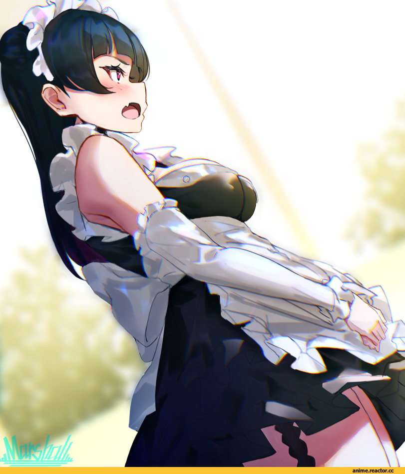 Tsushima Yoshiko, Love Live! Sunshine!!, Love Live!, marshall (wahooo), Maid, Anime