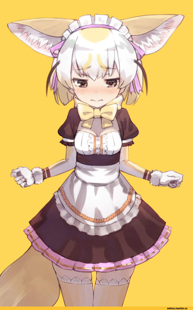 Fennec (Kemono Friends), Kemono Friends, kakura mina, Maid, Animal Ears, Anime