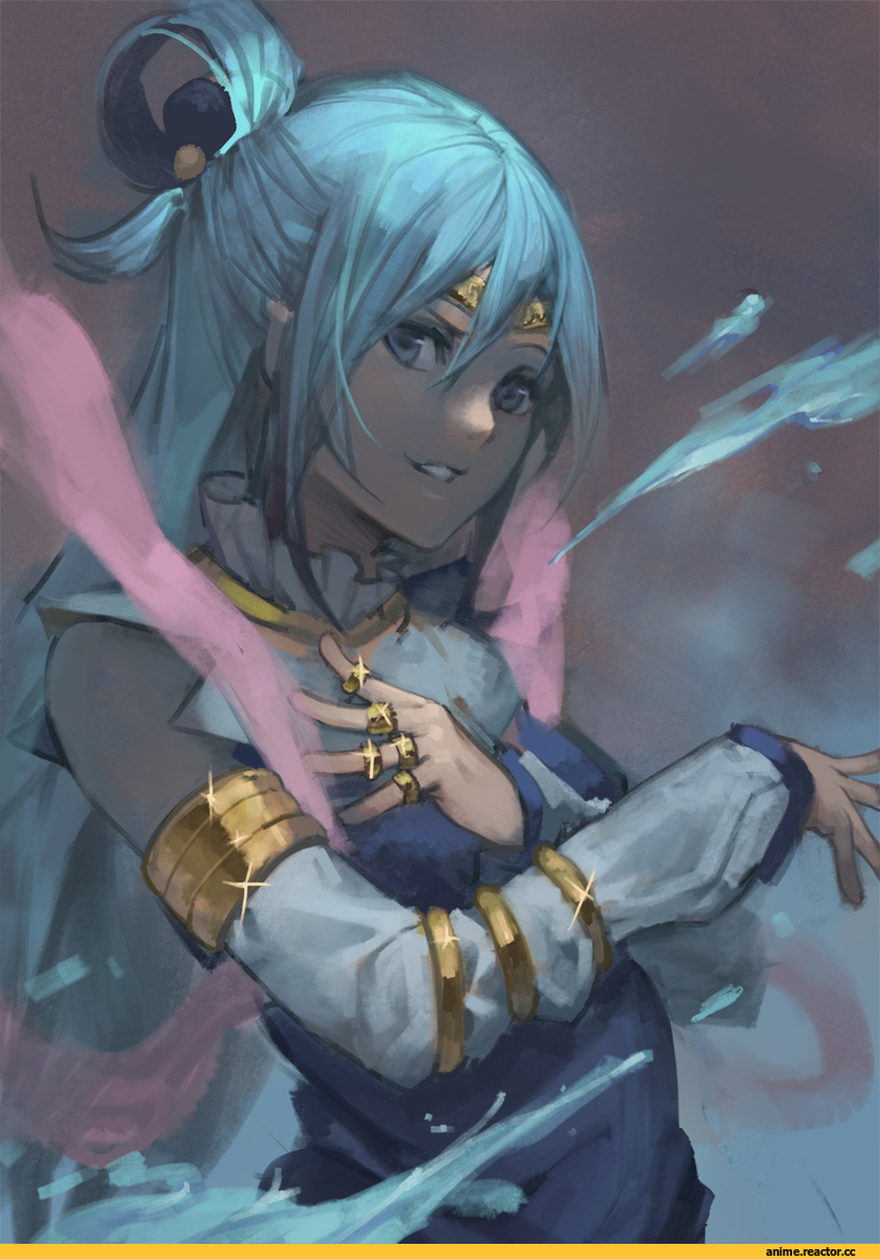 KonoSuba, Aqua (KonoSuba), hare (yamihuji), Anime Art, Anime