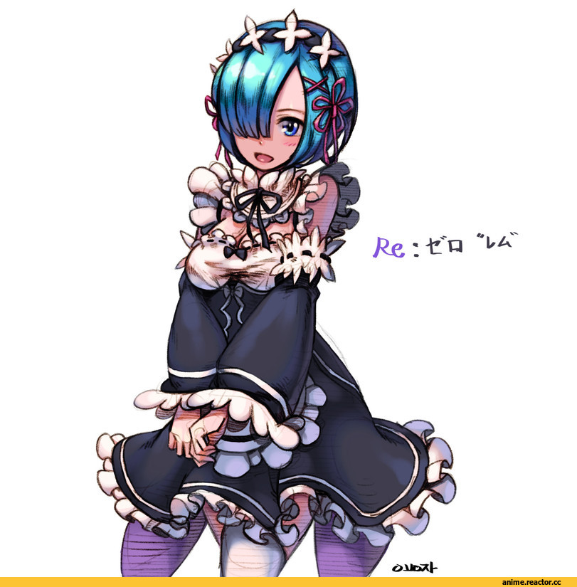 Yong Ja STUDIO, artist, Rem (re zero), Re Zero Kara Hajimeru Isekai Seikatsu, Anime Art, Anime